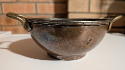 Vintage metallschale - vintage,
