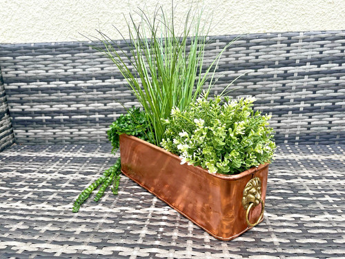 Vintage kupfer fensterbank - vintage,