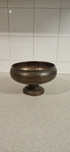 Antike kupfer sockel schale - kupfer,