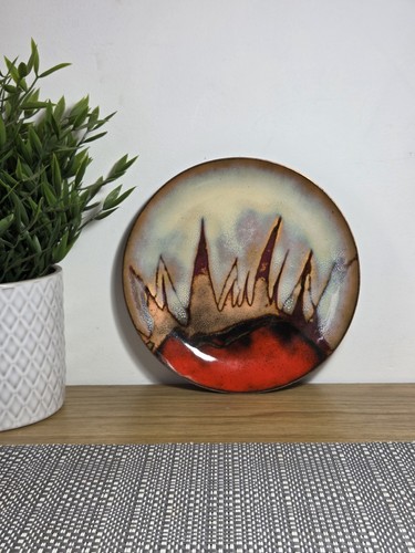 Vintage emaille auf kupfer - emaille,