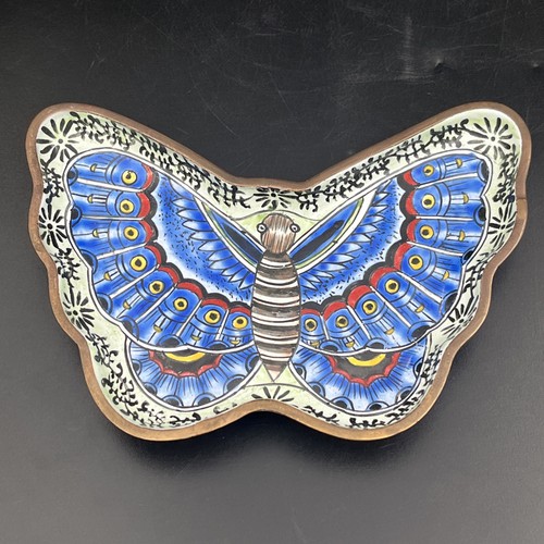 Vintage emaille auf kupfer - emaille,