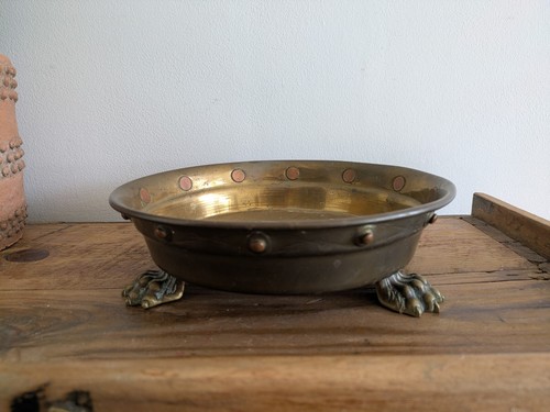 Antik messing kupfer genietet - messing,